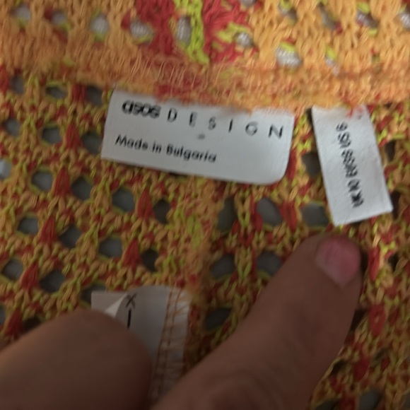 ASOS Colorful Crochet Women Shorts - Picture 2 of 2